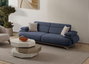 Atelier Del Sofa Sofá de 3 Plazas Bonjo Silver - Navy Blue